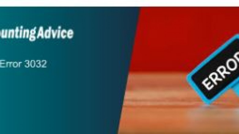 Fixed : Sage Error 3032