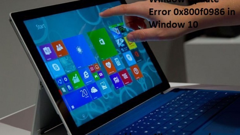 Method To Resolve Window Update Error 0x800f0986 in Window 10: - office.com/setup