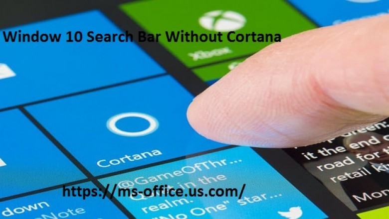 How Do I Remove Cortana From My Search Bar? - www.office.com/setup