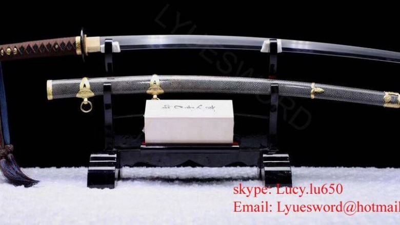 Battle Ready Japanese Samurai Swords | Custom Swords of Lyuesword