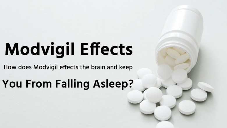 How does Modvigil effects the brain and keep you from falling asleep?