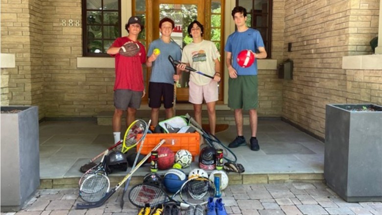 Collection of Sports Equipment.