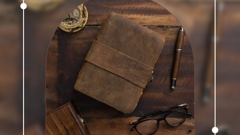 Handmade Leather Journal 100% genuine leather