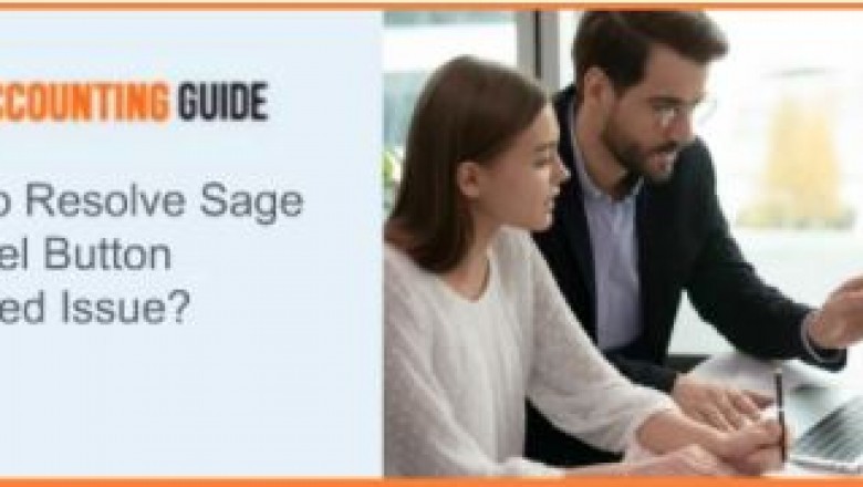 Fixed:  Sage Excel Button Disabled Issue