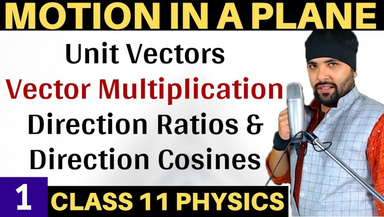 NCERT Chapter 4 Motion In A Plane Class 11 Physics IIT JEE Mains/Neet