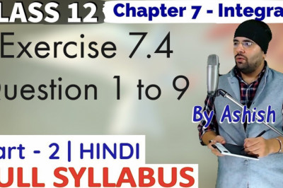 NCERT Solutions of Exercise 7.4 Integrals Class 12 Maths IIT JEE Mains