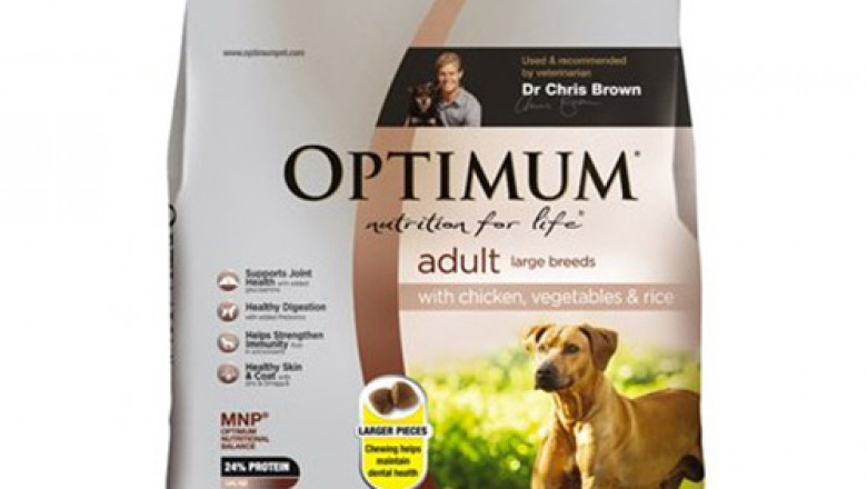 Optimum Large Breed Adult Chicken Dry Dog Food | DiscountPetCare