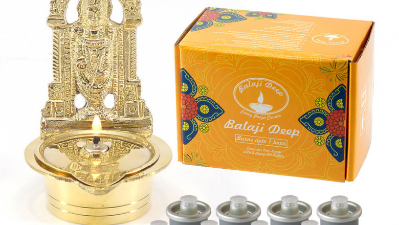Buy Diyas for Pooja &amp; Brass Oil Lamps for Pooja | Balaji Deep