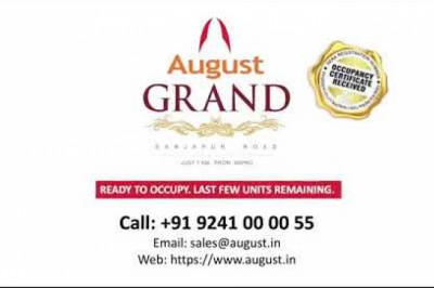 Top-End Amenities of New Luxury Apartments in Sarjapur Main Road | August Grand | Call Us 9241000055