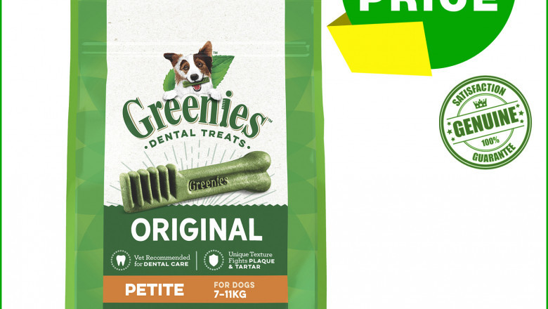 GREENIES Dental Treats Plaque Control for Dog 7 to 11 Kg 340 Gms