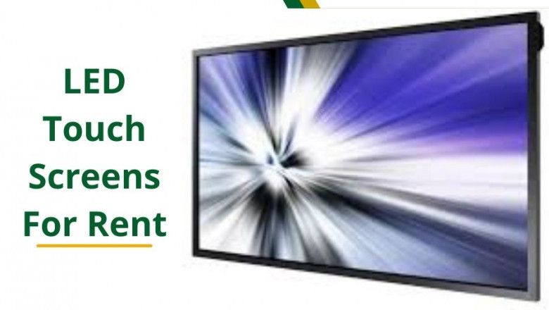 Touch Screen Rental in Dubai Offer a Large Screen Experience