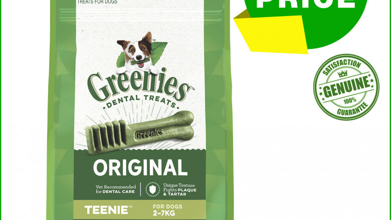 GREENIES Dental Treats 510g Plaque Control for Dog 2-7 Kg