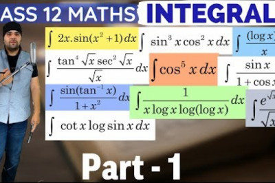 (Part 1) Substitution Method of Integrals Class 12 Maths IIT JEE Mains