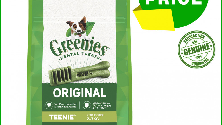 GREENIES Dental Treats 340g Plaque Control for Dog 2-7 Kg