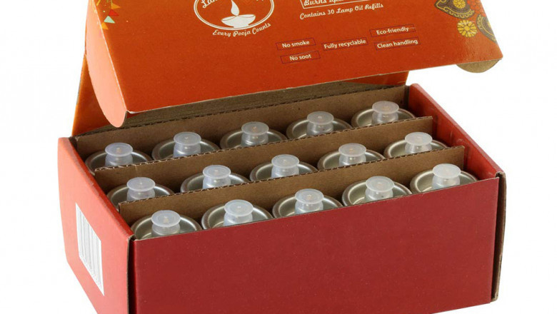 Buy Lakshmi Deep Oil Refills Online | Brass Lamps for Pooja