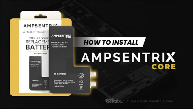 How to Install AMPsentrix Core Battery on iPhones?