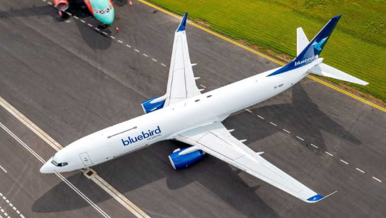 AviaAM leasing delivers its first 737-800 Boeing Converted Freighter to Bluebird Nordic