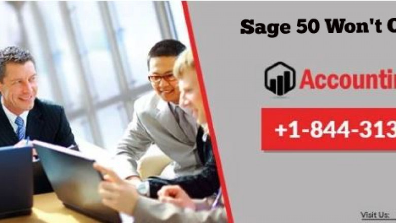 Fixed : Sage 50 Won't Open