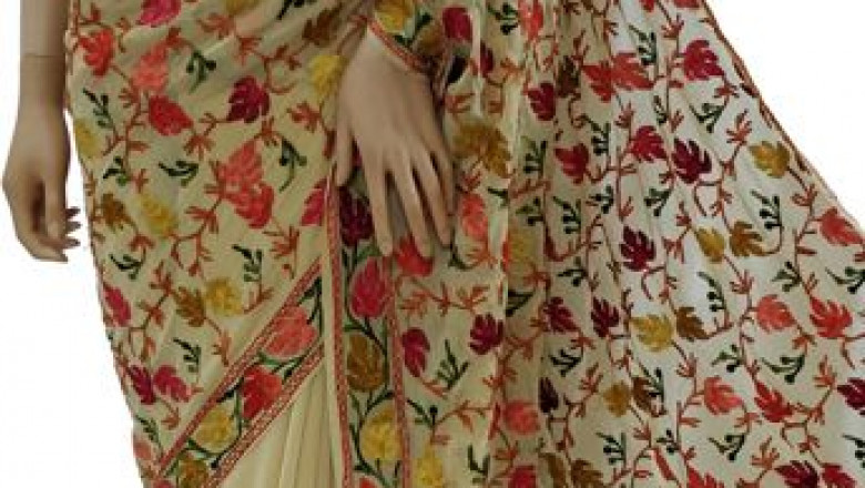 Work Sarees at Kashmir Villa