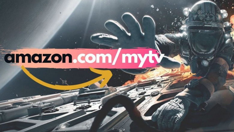 Enter Amazon prime activation code using www.amazon.com/mytv