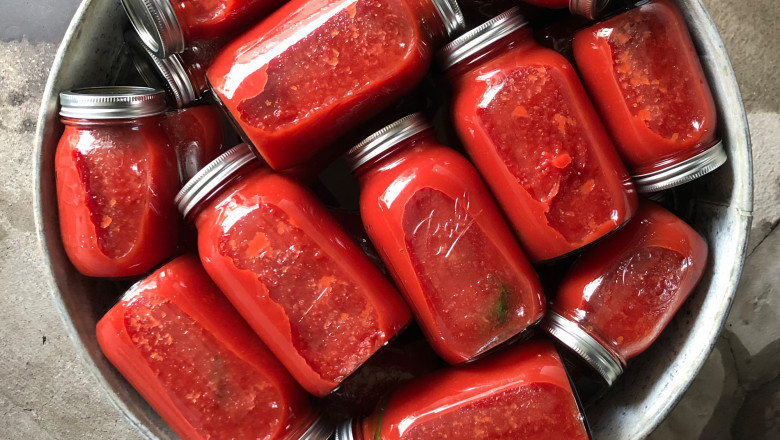 Canned Tomatoes come in a variety of formats, including chopped, stewed, paste, pureé, juices, peeled, sauce, and others.