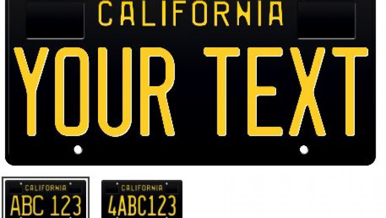 1965 California License Plate