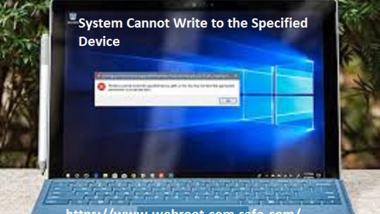 If System Cannot Write to the Specified Device! How to Fix it?