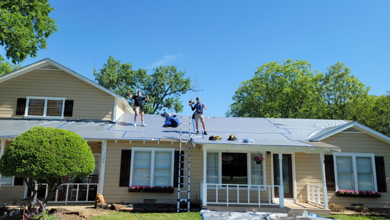 Roof storm damage repair Keller TX