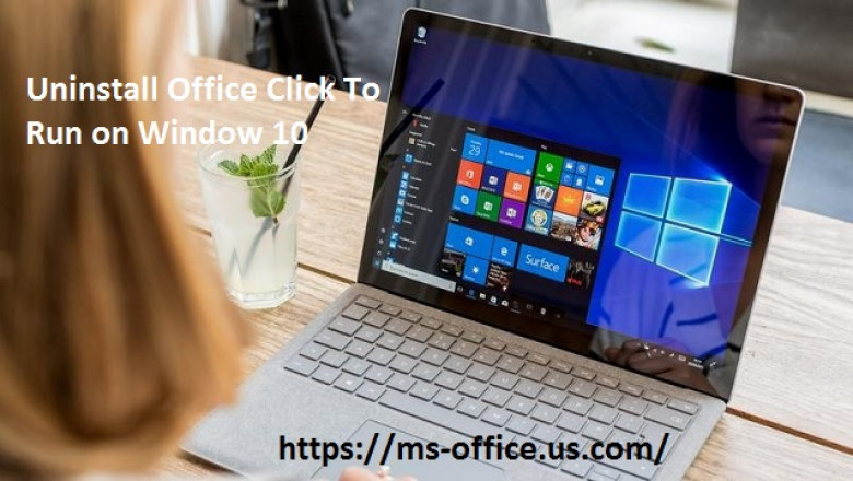 How To Uninstall Office Click To Run on Window 10?