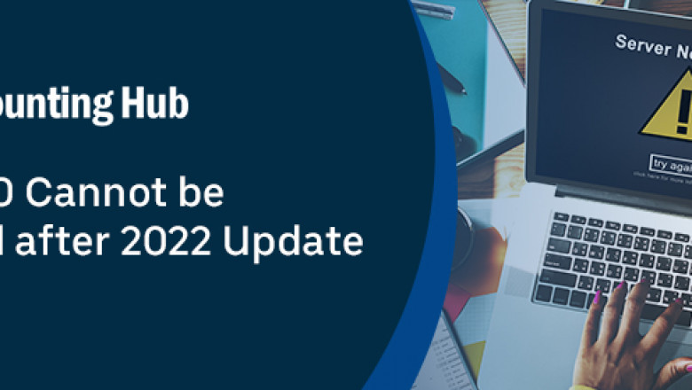 Fixed : Sage 50 Cannot be Started after 2022 Update