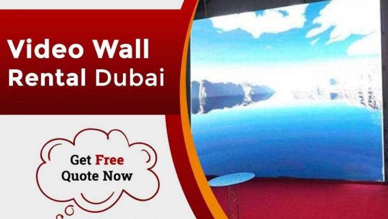Look at the Awesomeness Through Video Walls Rental in Dubai
