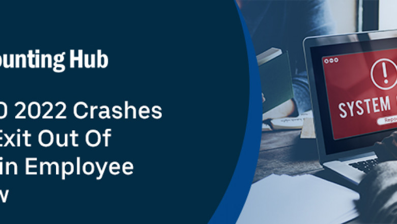 Sage 50 2022 Crashes When Exit Out Of Maintain Employee Window : Fixed