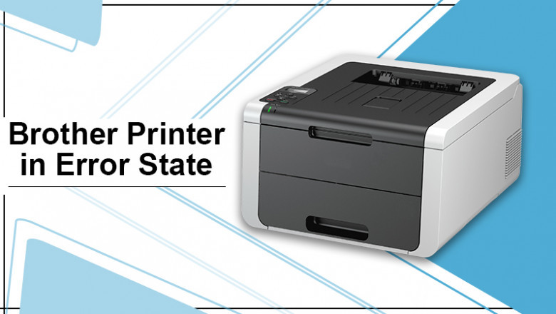How to fix brother printer in error state windows 10