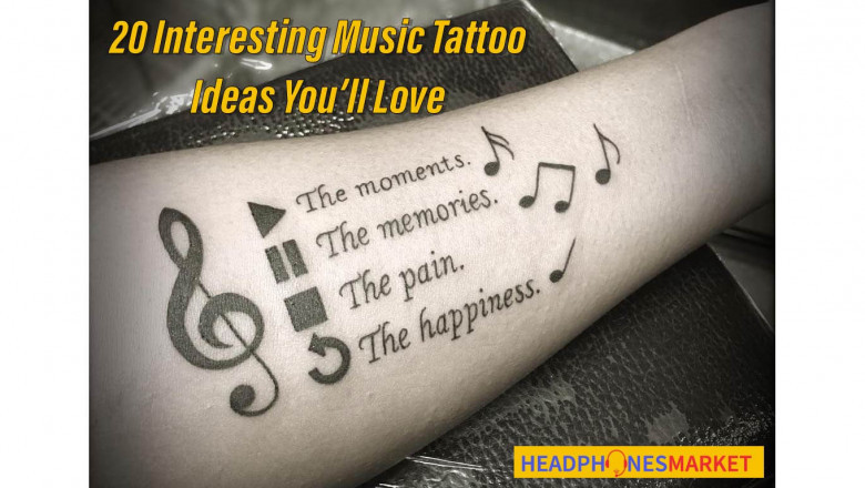 20 Interesting Music Tattoo Ideas You’ll Love