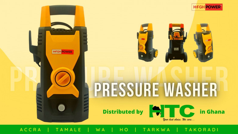 8 common but powerful uses for Pressure Washers? - HTC Ghana