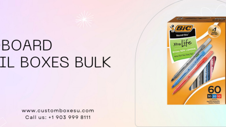 Cardboard pencil boxes bulk with logo & Design in Texas, USA