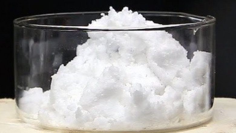 Lithium Hydroxide (LiOH) is an inorganic chemical that is water insoluble but ethanol soluble