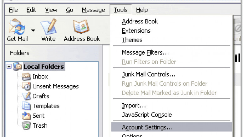 Reset Mozilla Thunderbird Email password