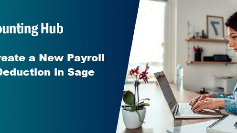 Step : Create A New Payroll Income Or Deduction In Sage