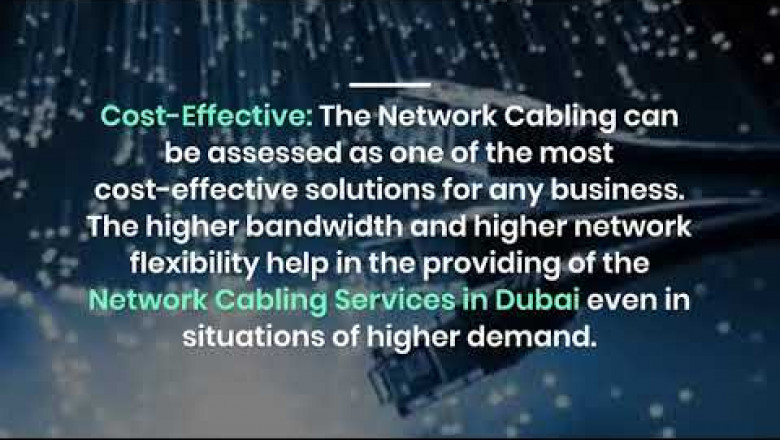 What are the Added Benefits of Network Cabling Installation in Dubai?