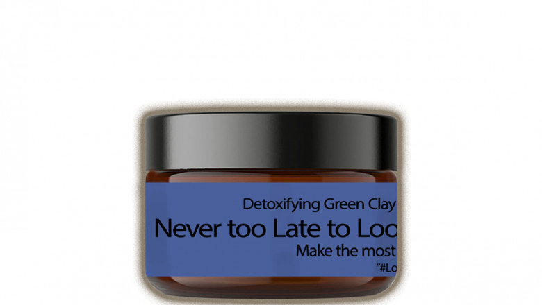NEVER TOO LATE TO LOOK YOUNG-Detoxifying Green Clay Facial Masque