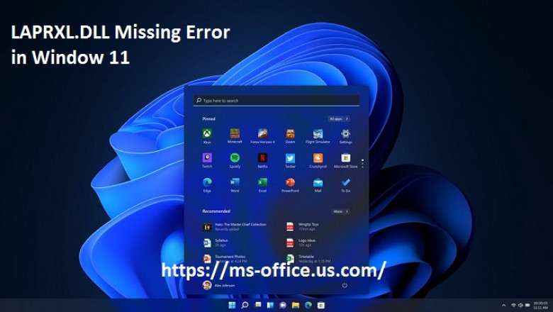 How To Resolve LAPRXL.DLL Missing Error in Window 11?