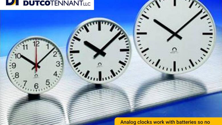 Can indoor analog clocks replace digital clocks?