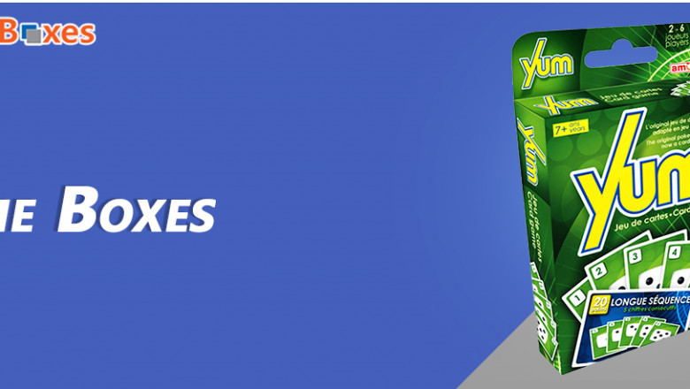 Get colorful prints on game boxes and get the customers attention