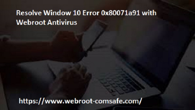 Method To Fix Window 10 Error 0x80071a91: