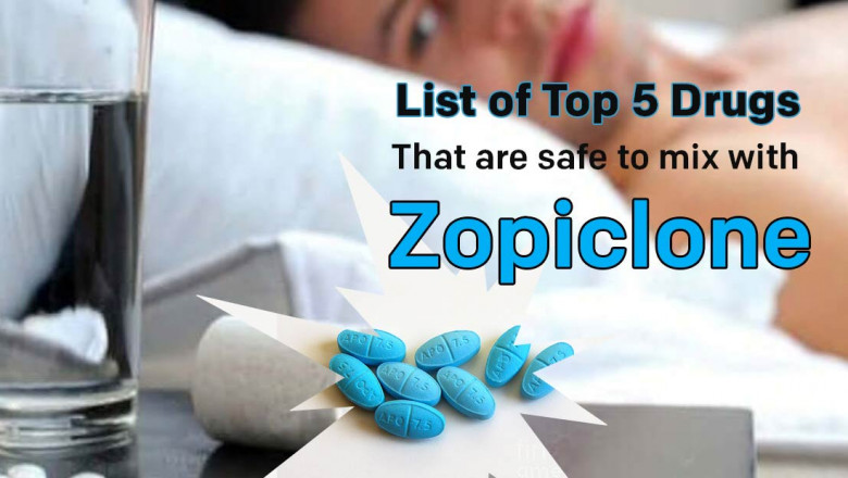 List of Top 5 drugs that are safe to mix with Zopiclone