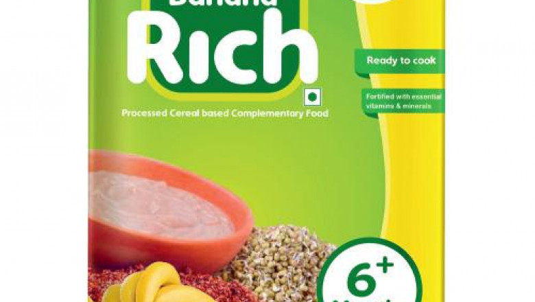 Manna banana rich fortified baby food | Manna baby cereal banana rich