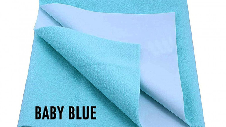 DREAM CARE Waterproof & Washable Baby Blue Baby Dry Sheet