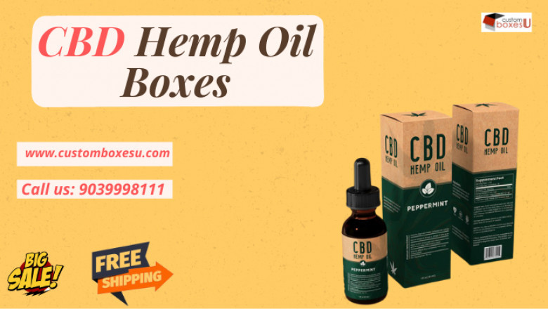 Quality CBD Hemp Oil Boxes are impressive
