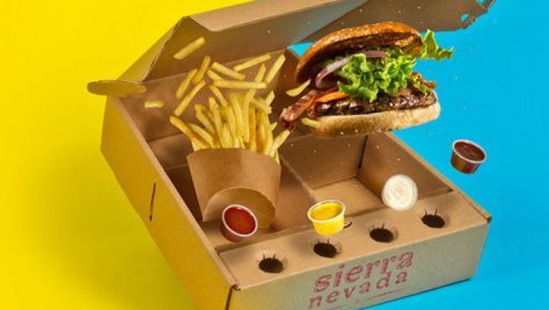 Cardboard Burger Boxes